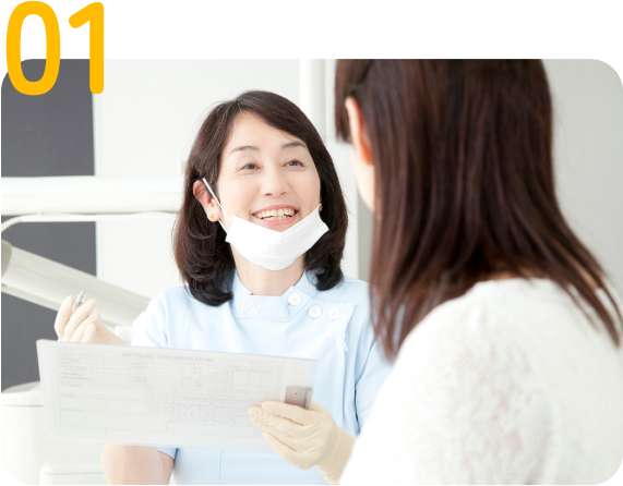 丁寧で十分なヒアリング